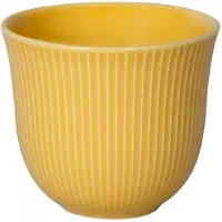 Loveramics Brewers - 250ml Embossed Tasting Cup - Yellow