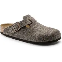 Birkenstock Uni Clogs Boston Wool 19292-38, 19292-39, 19292-40, 19292-41, 19292-42, 19292-43, 19292-44, 19292-45, 19292-46 BIR-160583 cacao 42