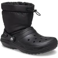 Crocs Classic Lined Neo Puff Boot 206630-060, Schneestiefel, Damen, Schwarz, Größe: 36/37