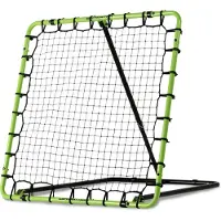 Exit Tempo Multisport Rebounder 120x120cm, Tchoukbal, Fußball Rebounder, Trainingsmateriaal, Outdoor, Grün/Schwarz