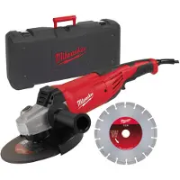 Milwaukee AG 22-230 Diamant-Set/DMS-Winkelschleifer - 2200W - 230mm