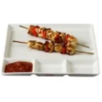 Multi Serveringsfad Stonecast 26.1x20.2 cm Porcel?n Vanilje,12 stk/krt