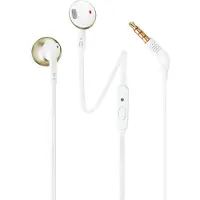 JBL Tune 205 – Kabelgebundene In-Ear-Kopfhörer mit Mikrofon und Fernbedienung, 3,5-mm-Klinkenstecker, Champagner/Gold