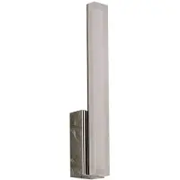 LUCANDE Modern Moderne Badlampe Chrom 32 cm inkl. LED - Julie / Innenbeleuchtung Kunststoff /Stahl Rechteckig gerade / (nicht austauschbare) LED Max. 1 x 4.5 Watt