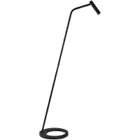 ANTIDARK F1 Stehleuchte Schwarz - , Schwarz, für Wohnzimmer, Aluminium