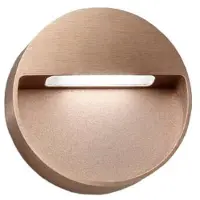 LIGHT-POINT Serious 2 Wandleuchte IP54 2700K Rose Gold - , dimmbar, Bronze / Altmessing, für Balkon, Aluminium