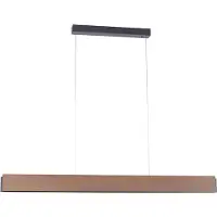 Paul Neuhaus LED-Pendelleuchte 'Palma' Holz natur 2465-79
