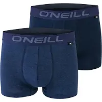 O'Neill Herren Boxershort Plain 2er Pack - Blue Mel Marine (4349P) - XXL