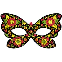 Janod Masken Bastelset Fluor Farben für Kinder