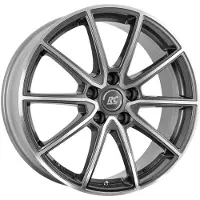 MIM 18 Zoll Alufelge RC Design RC32 18"x7.5" 5x112 PCD ET42.5 66,6mm Felge Grau Frontpoliert