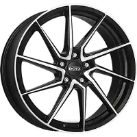DOTZ ALUFELGE Spa dark 7.5x17 5x100 ET 35 BLACK/POLISHED