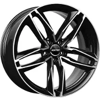 Gmp Alufelge Atom 7.5X17 5X112 Et 28 Black Diamond