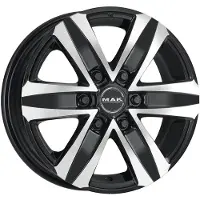 Mak Alufelge Stone 6 8X18 6X139,7 Et 35 Black Mirror