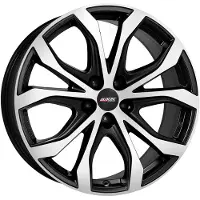 Alutec 20 Zoll Alufelge W10X 20"x9" 5x120 PCD ET43 65.10mm Felge Matt Schwarz Frontpoliert
