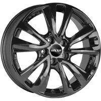 Oxxo 16 Zoll Alufelge Oberon 5 Black 16"x6.5" 5x114 PCD ET50 67.1mm Felge Schwarz