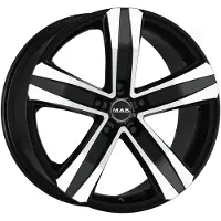 Mak Alufelge Stone 5 3 7.5X18 5X160 Et 50 Black Mirror