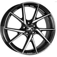 Alutec 18 Zoll Alufelge ADX.01 18"x8,5" 5x108 PCD ET47 70,1mm Felge Schwarz Frontpoliert