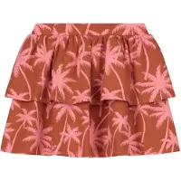 Shiwi Girls Nosara Skirt Vacation Palm Spice Route Brown Größe: 152 | Röcke Outlet | Unisex | Braun