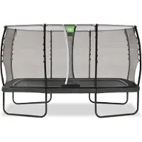 Exit Allure Classic Trampolin 244x427cm, auf Beinen, Rechteckig, Schwarz