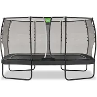 Exit Allure Premium Trampolin 244x427cm, auf Beinen, Rechteckig, Schwarz