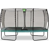 Exit Allure Classic Trampolin 244x427cm, auf Beinen, Rechteckig, Grün