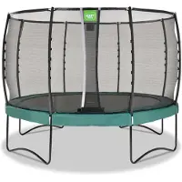 Exit Allure Premium Trampolin ø366cm, auf Beinen, Rund, Grün