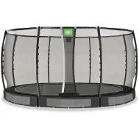 Exit Allure Premium Trampolin ø427cm, Bodentrampolin, Schwarz