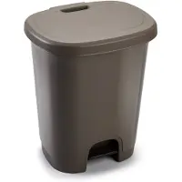 PlasticForte Treteimer - taupe - Kunststoff - 27L - 45 cm