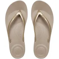 Fitflop tm Iqushion Ergonomic E54-010, Flip-Flops, Damen, Beige, Größe: 37
