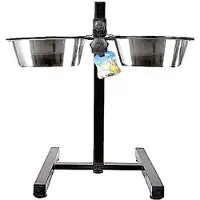 Nobleza Double Adjustable Shelf Hundefutternapf