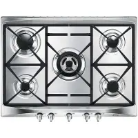 Smeg Selezione Sr275xgh2 70- Gasherd 75 Cm