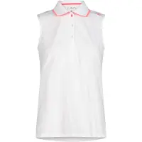 CMP Ärmellos Stretch-Piqué-Poloshirt Damen