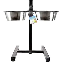 Nobleza Double Adjustable Shelf Hundefutternapf