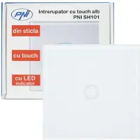 Pni Sh101 Touch Glas Touch Schalter Weiß Weiß One Size