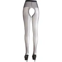Cottelli Collection Ouvert-Strumpfhose - Schwarz - S