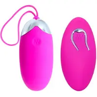 Pretty Love Berger - tragbares vibrierendes Ei mit Akku und Funkfernbedienung (Pink)