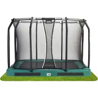 Salta Premium Ground Rechteckige bodentrampoline 214 x 305 mit sicherheitsnetz