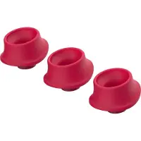 Womanizer L - Ersatzsaugkappenset - Schwarz (3er Pack) - Groß