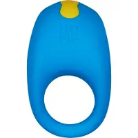 ROMP Juke - wasserfester Vibrations-Penisring (blau)