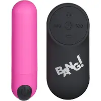 Bang! Kugelvibrator mit Fernbedienung - Pink
