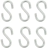Proplus S-Haken Ø6mm 5,8x2,7cm 6 Stück im Blister