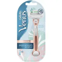 Gillette venus - Nassrasierer f?r Frauen 'Extra Smooth Sensitive' in Rosegold 1 St Sonstige