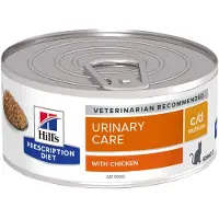 Hill's Pet Nutrition C/D Multicare Urinary Nassfutter für Katzen mit Huhn (Dose)