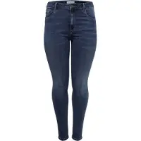 ONLY Carmakoma NOS Damen Caraugusta Hw Sk Dnm Mbd Noos Jeans, Blau (Medium Blue