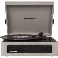 Crosley Voyager Portable Turntable mit Bluetooth Out Grau