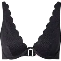 Hunkemoller Unwattiertes Bügel-Bikini-Top Scallop Schwarz