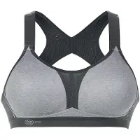 Anita Sport-BH ACTIVE, Damen, Gr. 80, Cup C, grau (erdgrau), Microtouch, Obermaterial: 45% Polyester, 35% Polyamid, 10% Elasthan, 10% Polyurethan, BHs Sport-BH