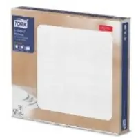 Multi D?kkeserviet LinStyle 30x39 cm Hvid,5 pk x 100 stk/krt