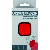 URBAN PROOF Wiederaufladbares Fahrradlicht - Rücklicht