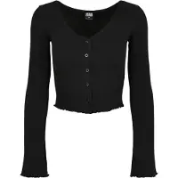Urban Classics Ladies Cropped Rib Cardigan - 14113